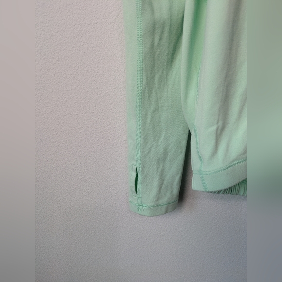 LULULEMON HEALTHY HEART FRESH TEAL PULLOVER BUTTERY SOFT Mint Green Sz 6 - 8 - Picture 6 of 11